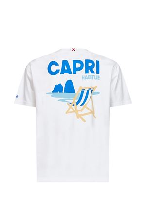 T-Shirt In Cotone Portland Man Con Stampa Frontale MC2 SAINT BARTH | T-shirt | PRL000200313L